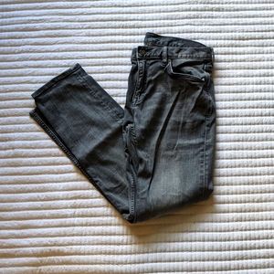 Men's Banana Republic Slim Gray Traveler Jeans